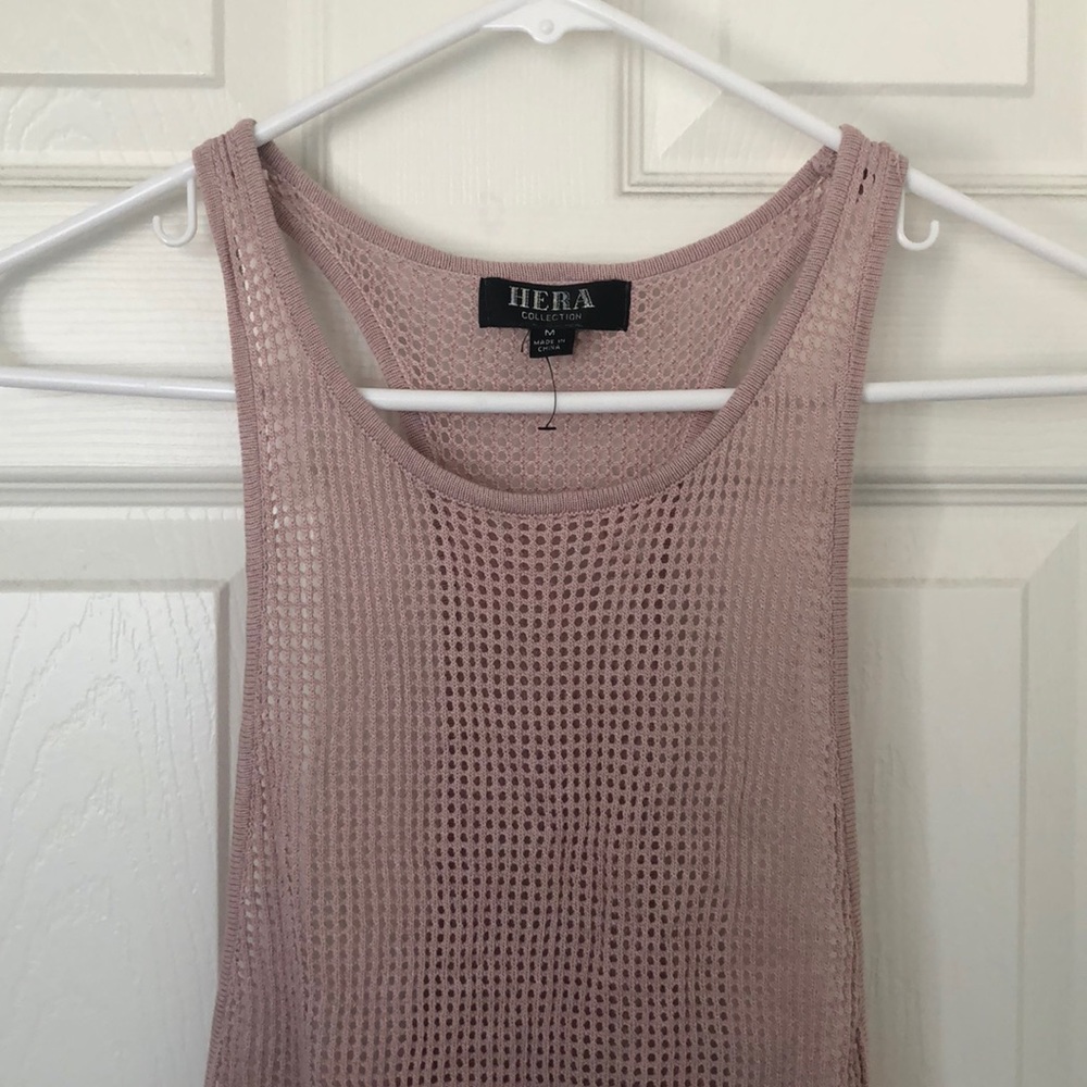 Mauve pink fishnet bodysuit!💓